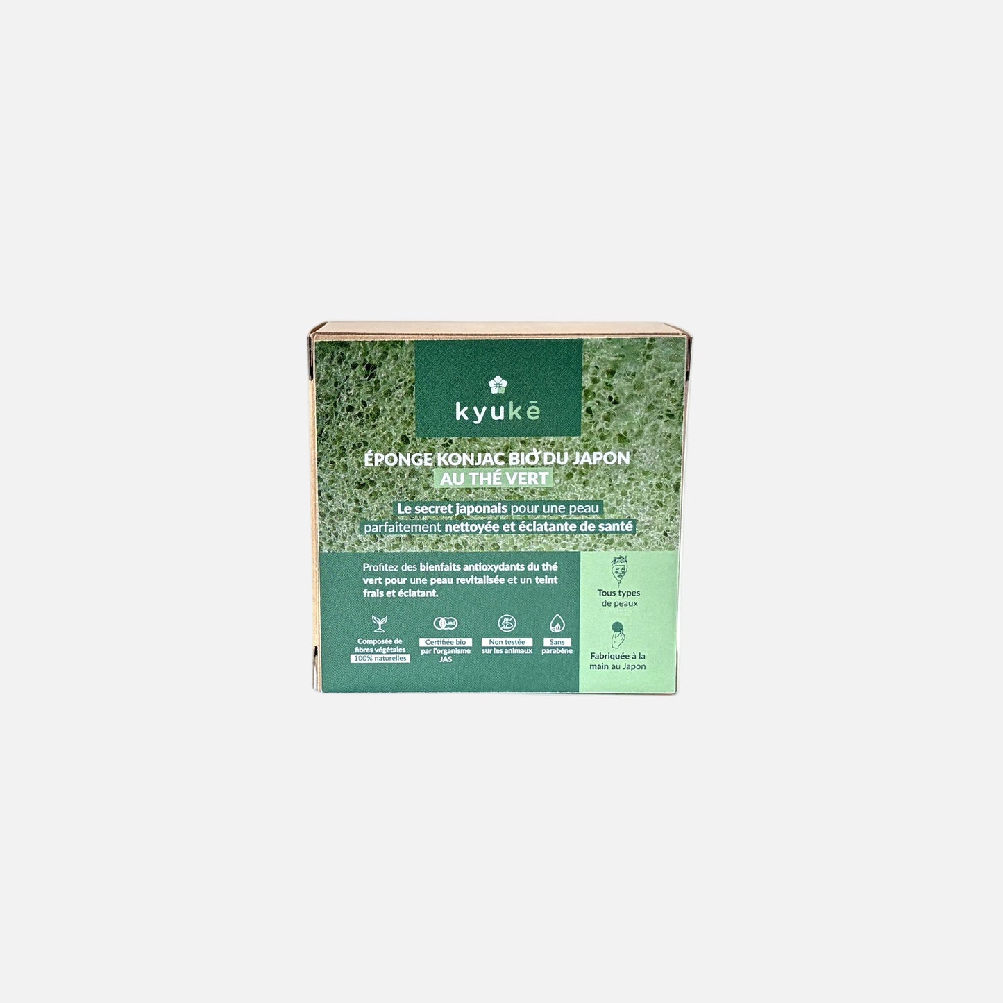 Japanese Organic Green Tea Konjac Sponge